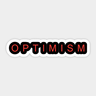 optimism Sticker